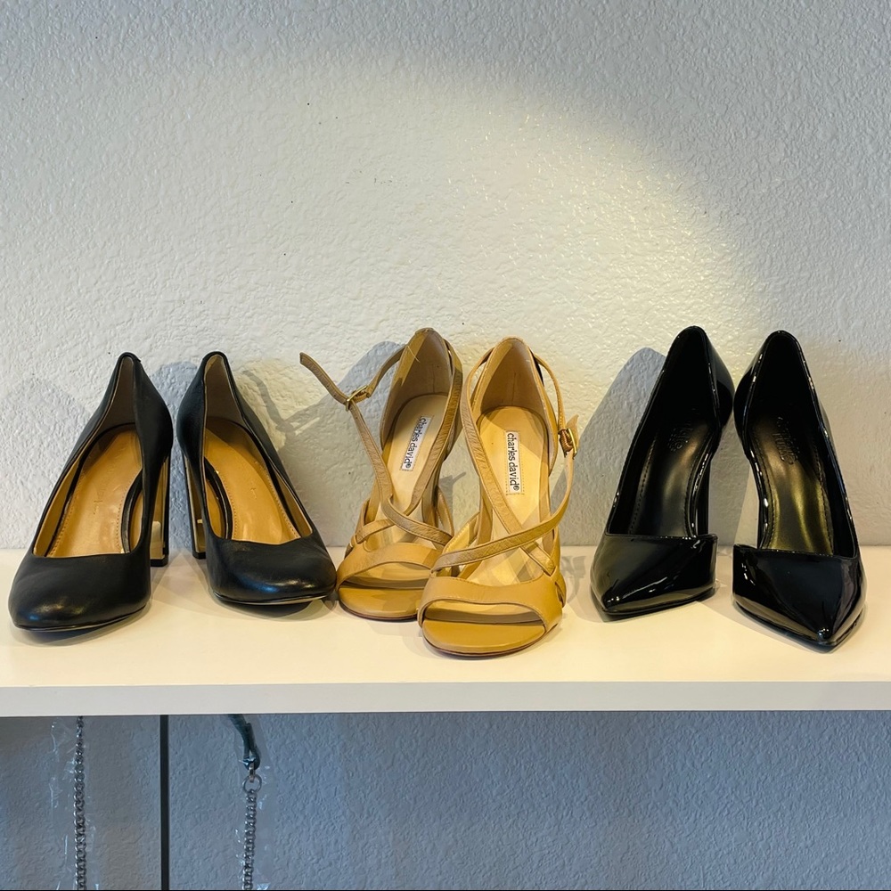 3-Item Bundle Sale: Size 6 Heels 👠